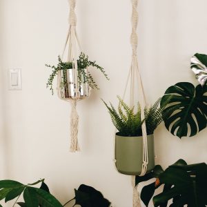 Macrame plant hanger