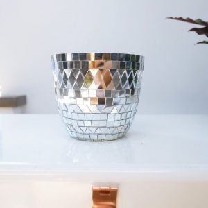 Disco Mirrored Planter