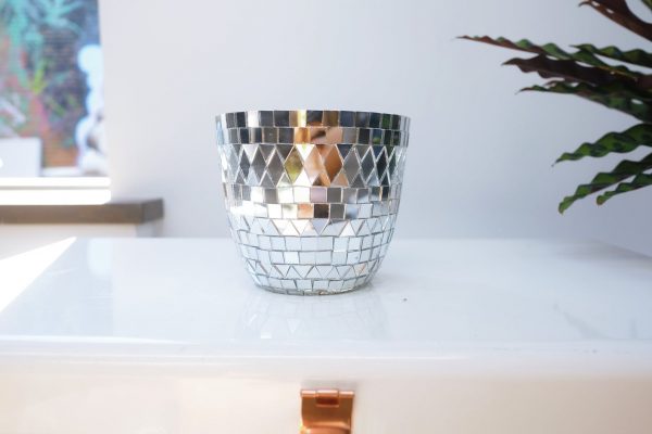 Disco Mirrored Planter