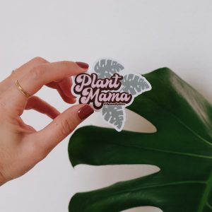 Plant Mama vinyl sticker