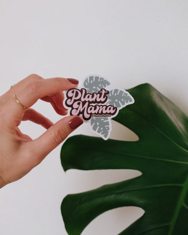 Plant Mama vinyl sticker