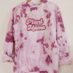 Tie dye plant mama crewneck sweater