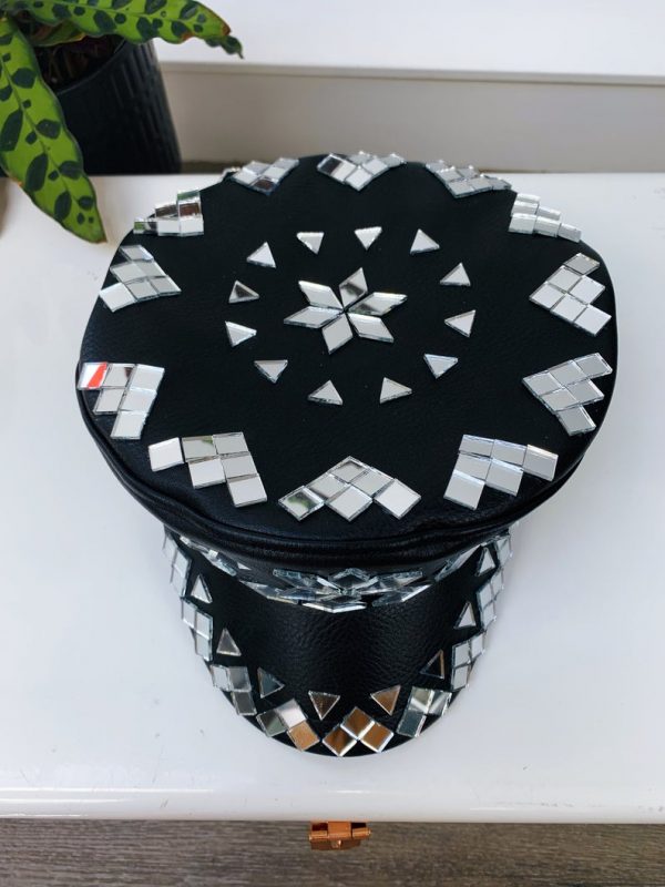 Disco mirrored festival hat