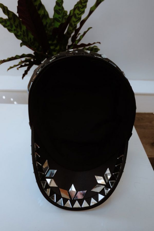 Disco mirrored festival hat