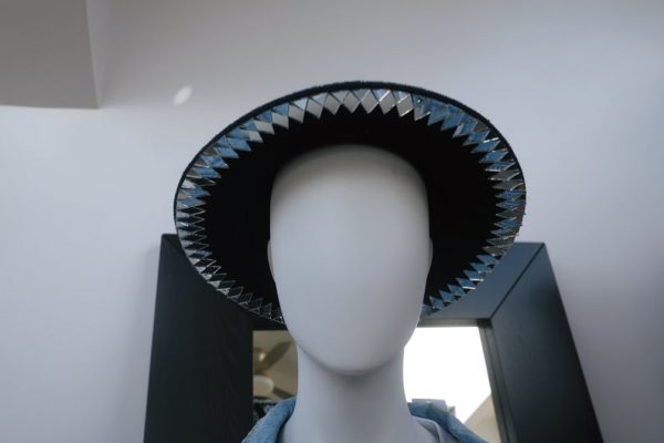 Disco mirrored festival hat