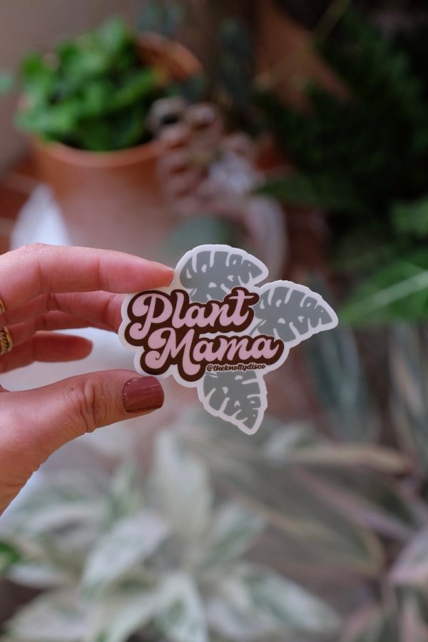 Plant Mama vinyl sticker